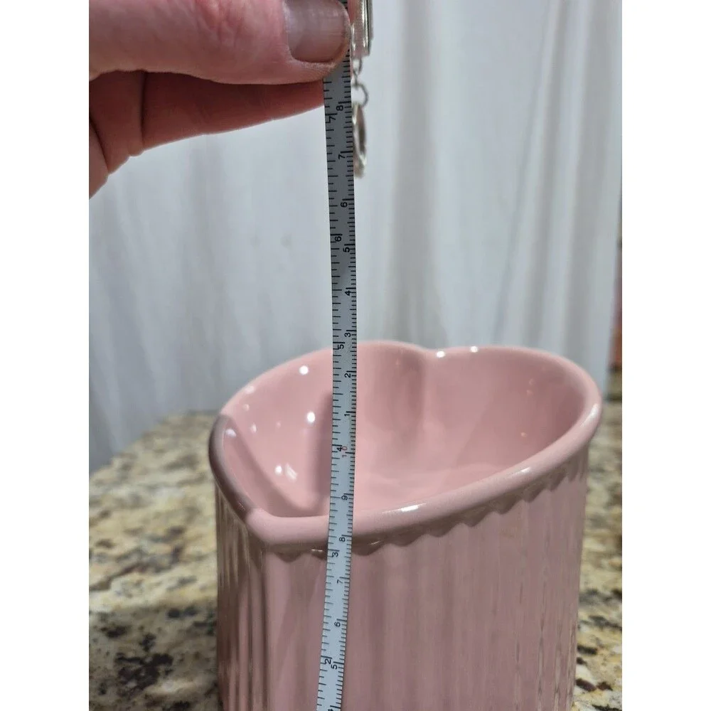 Ceramic Raised Cat-Bowls,Tilted Elevated Food or Water Bowls,Stress Free Mauve